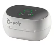 Słuchawki - Poly Voyager Free 60+ UC w kolorze białego piasku + adapter USB-A BT700 - miniaturka - grafika 1