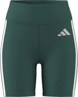 Legginsy - adidas Damskie krótkie legginsy Optime Essentials 3Stripes - miniaturka - grafika 1