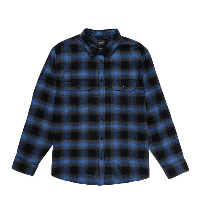 Vans Koszula Męska Lawson Plaid Flanel Black Rue Navy VN000TAJZ0V1 XS