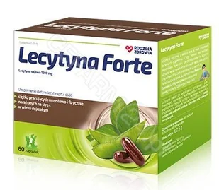 SILESIAN PHARMA Rodzina Zdrowia Lecytyna Forte, 60kaps. - Suplementy naturalne - miniaturka - grafika 2