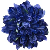 Sztuczne kwiaty - [w04258] Główka kwiatowa dalia granatowa 17cm - miniaturka - grafika 1