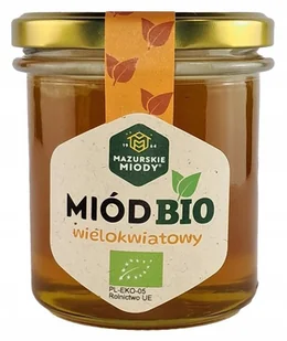 Mazurskie Miody miód wielokwiatowy BIO 400 g - Miód - miniaturka - grafika 1