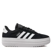 Buty dla dziewczynek - Sneakersy adidas VL Court Bold Lifestyle Kids IH4777 Czarny - miniaturka - grafika 1