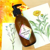 Żele do mycia twarzy - Kremowy żel myjący Czysty jak Złoto 200ml - miniaturka - grafika 1