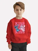 Bluzy dla dziewczynek - BLUZA DZIECIĘCA STITCH ANGEL ANDZIA KISS 134-140 MŁODZIEŻOWA WZORY PREZENT - miniaturka - grafika 1