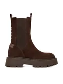 Botki damskie - G-Star Raw Sztyblety EO-YASEMIN-70861S Brązowy - miniaturka - grafika 1