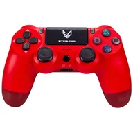 Kontrolery do Playstation - STEELDIGI Steelshock Czerwony (GAAKSDI00095N0) - miniaturka - grafika 1