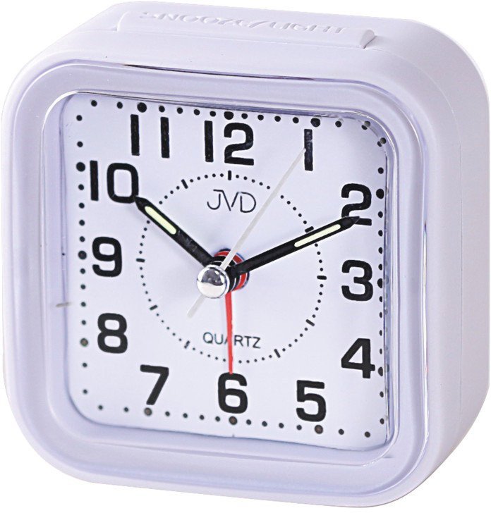 Budzik JVD SRP6808.3 7 cm drzemka podświetlenie cichy chód .