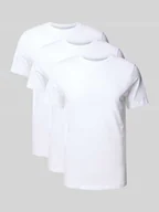 Koszulki męskie - T-shirt o kroju regular fit z czystej bawełny w zestawie 3 szt. - miniaturka - grafika 1