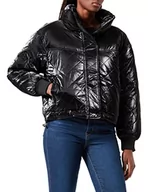 Kurtki damskie - Urban Classics Damska kurtka Vanish Oversized Diamond Quilt kurtka zimowa, czarny (Black 00007), XL - miniaturka - grafika 1