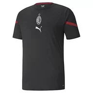 Koszulki męskie - PUMA PUMA Męska koszulka Acm Prematch Jersey Shirt Puma Black-tango Red XXL 764442 - miniaturka - grafika 1