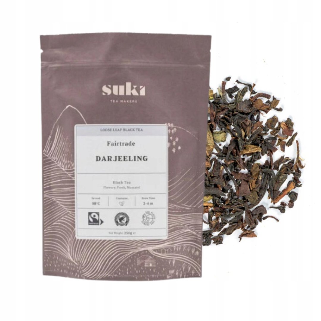 Herbata czarna Darjeeling 250g czarna liściasta premium naturalna