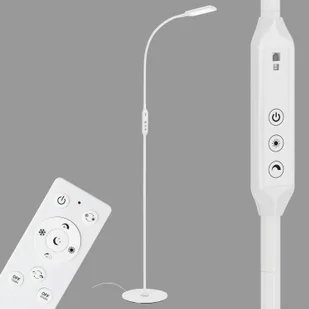 Briloner Lampa stojąca LED Office Remote, pilot, biała - Lampy stojące - miniaturka - grafika 1