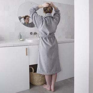 Le Jacquard Fran ais Szlafrok Caresse Cloud Grey - Szlafroki damskie - miniaturka - grafika 1