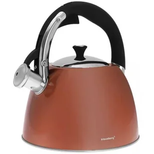 Klausberg Czajnik z gwizdkiem Klausberg KB-7202 3L srebrny KB-7202 - Czajniki na gaz - miniaturka - grafika 1