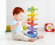 Zabawki interaktywne dla dzieci - Quercetti Super Spiral Tower - miniaturka - grafika 1