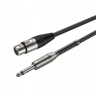 Lampy studyjne - Kabel XLR - jack 6,3 mm Roxtone SMXJ210L3 3m - miniaturka - grafika 1