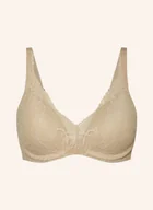 Biustonosze - Triumph Biustonosz Z Fiszbinami Body Make-Up Illusion Lace beige - miniaturka - grafika 1