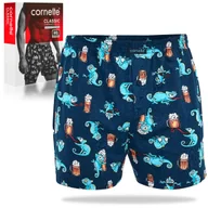 Majtki męskie - CORNETTE Bokserki Męskie CLASSIC 001/175 Bawełniane Rozmiar L - miniaturka - grafika 1