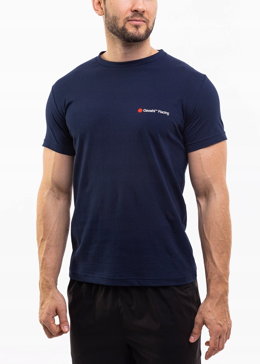 Ozoshi koszulka męska t-shirt bluzka sportowa wygodna bawełna roz. L