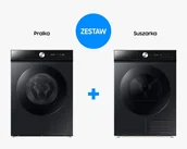 Zestawy AGD - Samsung Zestaw Pralka Bespoke AI 11kg WW11DB8B95GBU4 + Suszarka Bespoke AI 9kg DV90DB8845GBU4 - miniaturka - grafika 1
