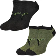 Skarpetki męskie - Skarpetki Puma 2 Pak Wygodne Męskie Damskie Krótkie Black 39-42 - miniaturka - grafika 1