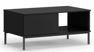 Stolik kawowy QUERTY Czarny LOFT Nowoczesny Do Salonu Pokoju QT-02 - Ławy i stoliki kawowe - miniaturka - grafika 1