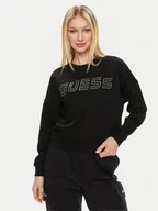Bluzy damskie - Guess Bluza Skylar V4GQ07 K8802 Czarny Relaxed Fit - miniaturka - grafika 1