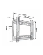 Uchwyty do telewizora - TB Uchwyt TV do telewizora do 42 40kg max VESA 200x200 - miniaturka - grafika 1