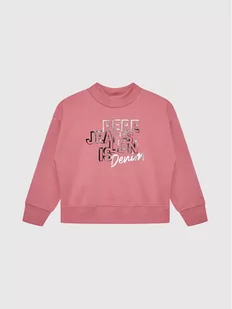 Pepe Jeans Bluza Donna PG581195 Różowy Regular Fit - Bluzy dla dziewczynek - miniaturka - grafika 1