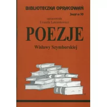 Biblios Biblioteczka opracowań nr 050 Poezje Szymborskiej - Pomoce naukowe - miniaturka - grafika 1