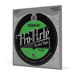 D'Addario Struny gitarowe gitara koncertowa | gitara akustyczna | struny do gitary akustycznej | struny klasyczne | EJ29 struny gitara koncertowa zestaw 027' - 042' - Struny gitarowe  - miniaturka - grafika 1
