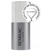 Lakiery hybrydowe - Semilac Stone Effect Top No Wipe 7ML - miniaturka - grafika 1