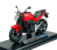 Samochody i pojazdy dla dzieci - WELLY 2018 HONDA NC750S 1:18 12854 - miniaturka - grafika 1