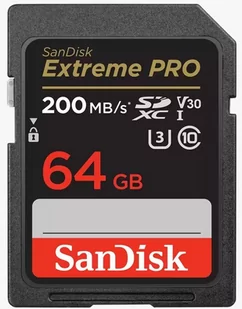 SANDISK EXTREME PRO SDXC 64GB 200/90 MB/s A2 - Karty pamięci - miniaturka - grafika 1