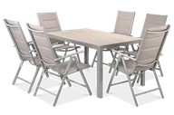 Meble ogrodowe - Zestaw ogrodowy SYDNEY Silver/Taupe - miniaturka - grafika 1