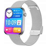 Smartwatch - Zegarek Damski SMARTWATCH RUBICON RNCF49 silver/silver mesh - miniaturka - grafika 1