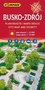 Mapa - Busko Zdrój i okolice - praca zbiorowa - Atlasy i mapy - miniaturka - grafika 1
