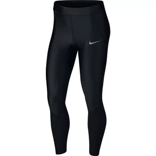 Spodnie sportowe damskie - Nike damskie Tight overknee power Speed spodnie do biegania, czarny, XS 891013 - grafika 1