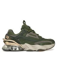 Sneakersy męskie - Sneakersy Plein Sport Thunderbeast // GEN.X.05 SAES USC0750 STE003N Zielony - miniaturka - grafika 1