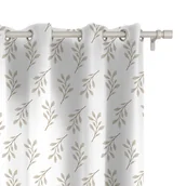 Firany i zasłony dla dzieci - Zasłona dla dzieci BUNNY BLISS wzór D248 | gałązki 150 x 230 cm tkanina standard - miniaturka - grafika 1