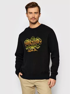 Swetry męskie - Vans Sweter Trippy Outdoors VN0A5KG9 Czarny Regular Fit - grafika 1