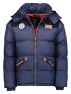 Kurtki męskie - Geographical Norway Kurtka zimowa "Celian" w kolorze granatowym - miniaturka - grafika 1