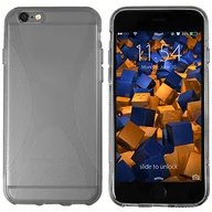 Etui i futerały do telefonów - mumbi Etui kompatybilne z iPhone 6 / 6S etui na telefon komórkowy, przezroczyste, czarne - miniaturka - grafika 1