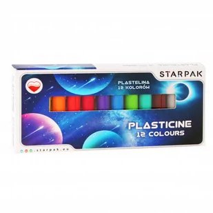 Starpak Plastelina 12 kolorów  Space pudełko 1/40 - Masy plastyczne - miniaturka - grafika 1