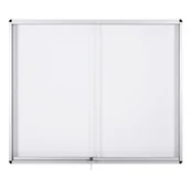Gabloty - Bi-Office Gablota z drzwiami przesuwnymi, biała magnetyczna, 967 x 706 mm VT690109160-004 - miniaturka - grafika 1