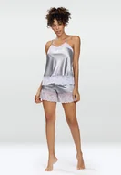 Komplety bielizny - Komplet Isabella Srebrny (Rozmiar M) - miniaturka - grafika 1