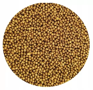 POSYPKA CUKROWA MACZEK PERŁOWY złoty ciemny 50g - Dodatki do ciast w proszku - miniaturka - grafika 1