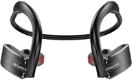Słuchawki - AWEI E1BL Bluetooth czarny - miniaturka - grafika 1