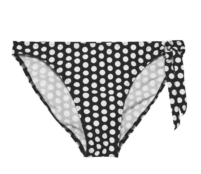 ESPRIT DÓŁ KOSTIUM OD BIKINI DO PŁYWANIA DAMSKI CZARNY W GROSZKI 44 SPN